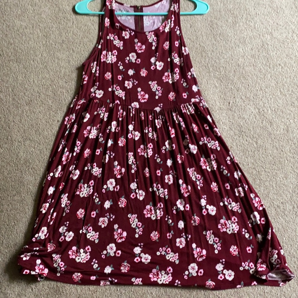 Floral trapeze style dress
